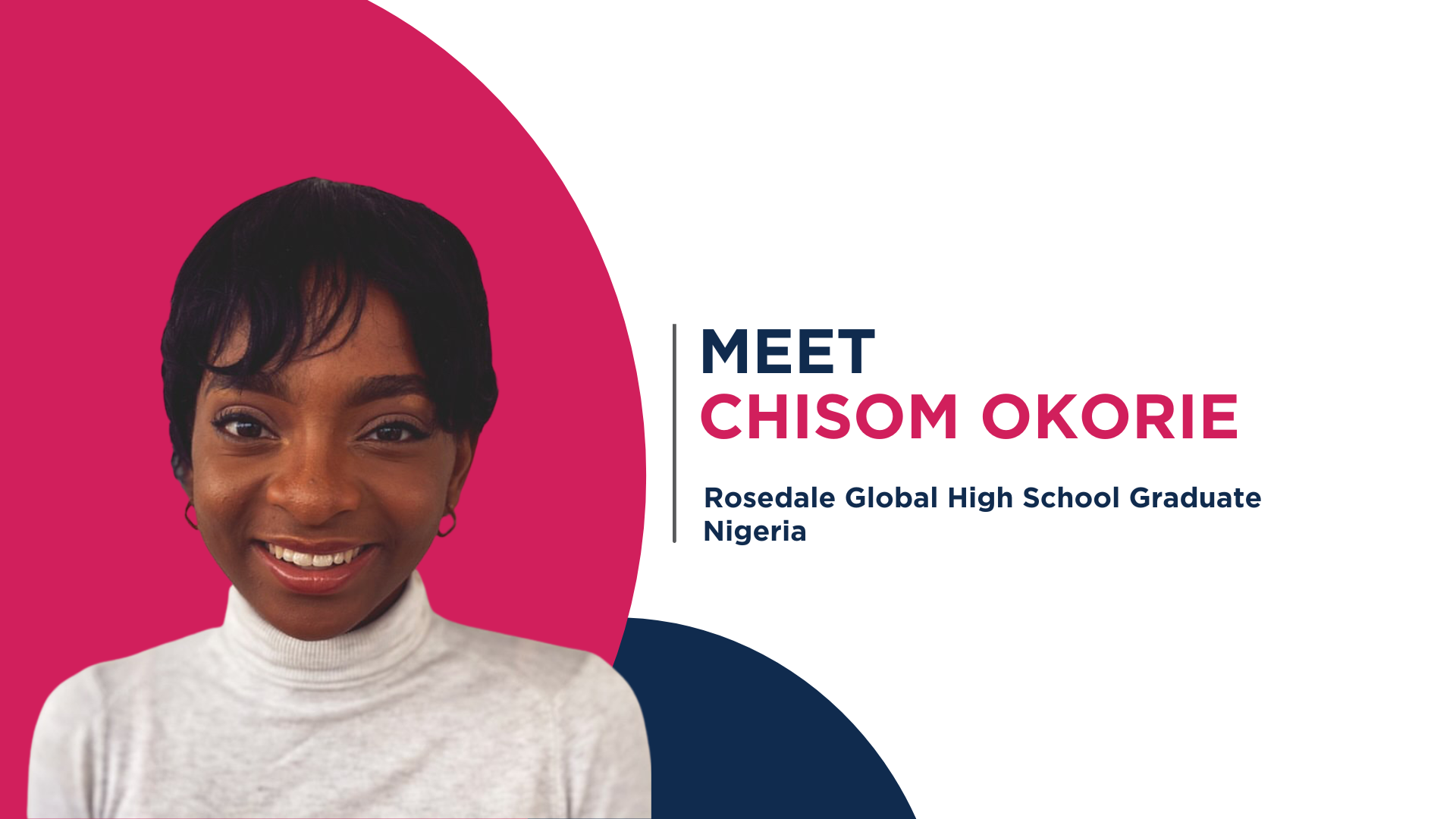 A Rosedale Global High School alum reflects on her transformation into an academically strong and capable university student